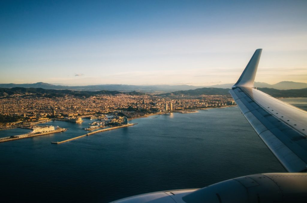Fly over Barcelona