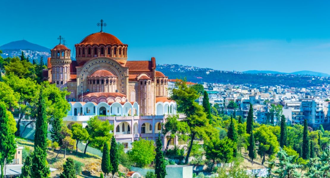 Sankt Paulus katedral i Thessaloniki, Hellas.