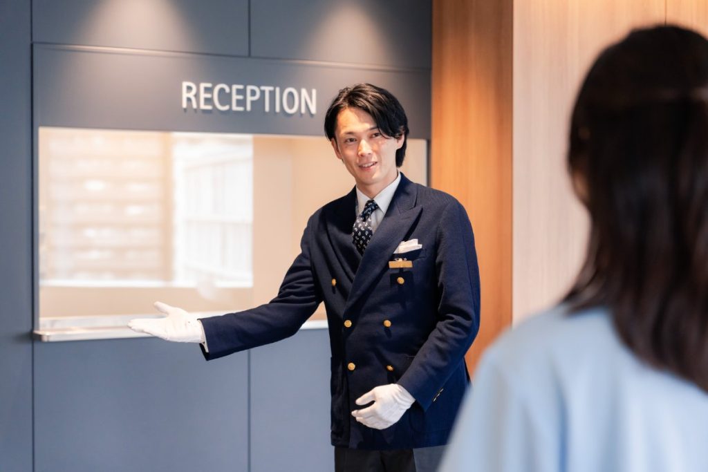 Hotellbetjening i Japan