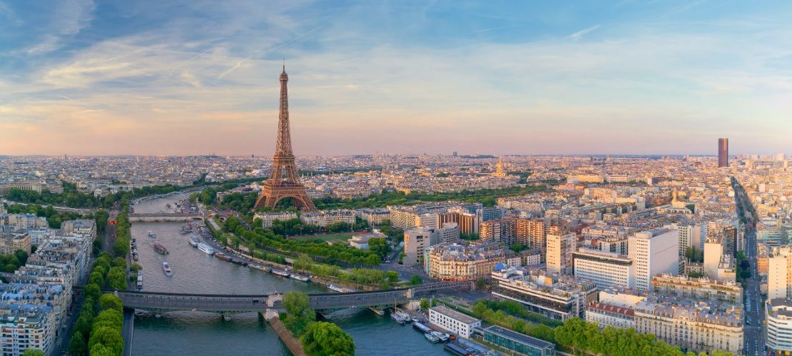 Paris med Eiffeltårnet